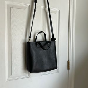 Madewell Zip-Top Transport Crossbody (True Black)